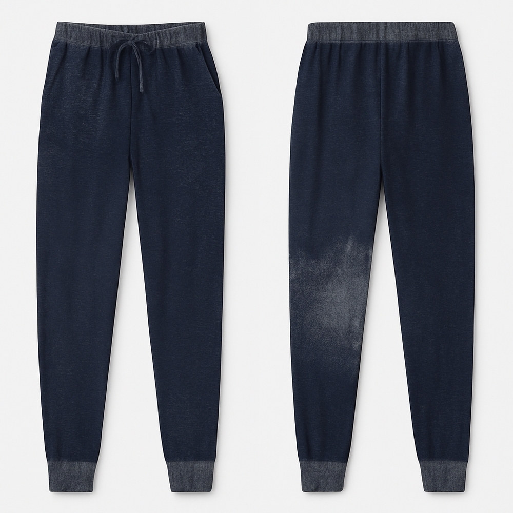 D7 Michael Kors Navy Blue Jogger Pants Acid Wash